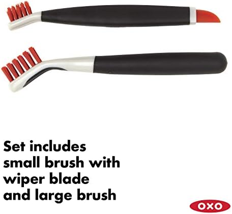 OXO Good Grips Deep Clean Brush Set, Orange, Blue