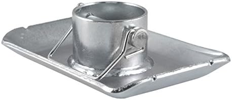 CURT 28272 Trailer Jack Foot, Fits 2-Inch Diameter Tube, Supports 2,000 lbs