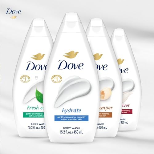 Dove Moisturizing Body Wash, Variety 6-Pack, 15.2 Oz Ea