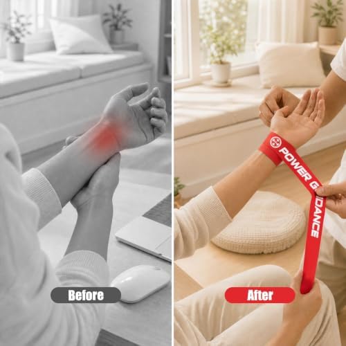 POWER GUIDANCE Muscle Floss Bands - Compression Bands - Mobility & Recovery Bands - for Improving Movement, Increasing Circulation & Reducing Soreness