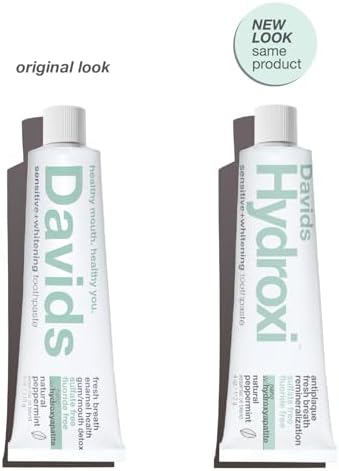 Davids Nano Hydroxyapatite Toothpaste Sensitive + Whitening Peppermint 4oz