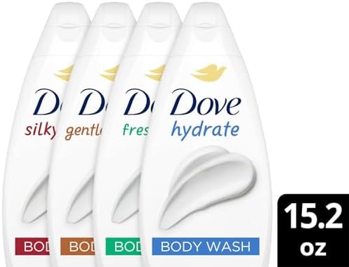 Dove Moisturizing Body Wash, Variety 6-Pack, 15.2 Oz Ea