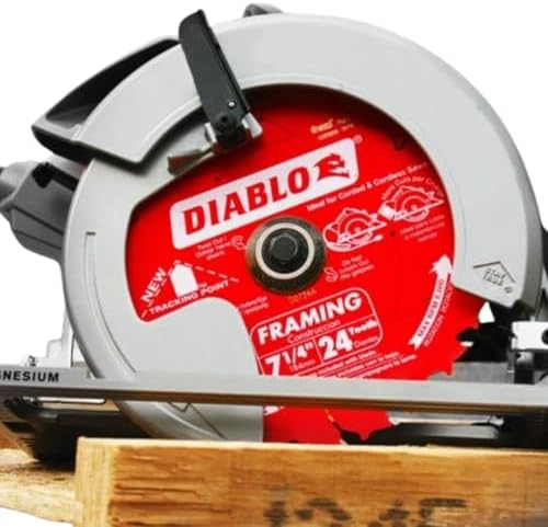 Diablo Tracking Point Circular Saw Blades - 7-1/4 in. 24-Tooth, 2-Pack