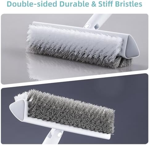 MOPALL Shower Bathtub Scrubber Brush for Cleaning with 55" Long Handle