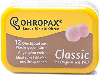 Ohropax Wax Ear Plugs, 12 Plug