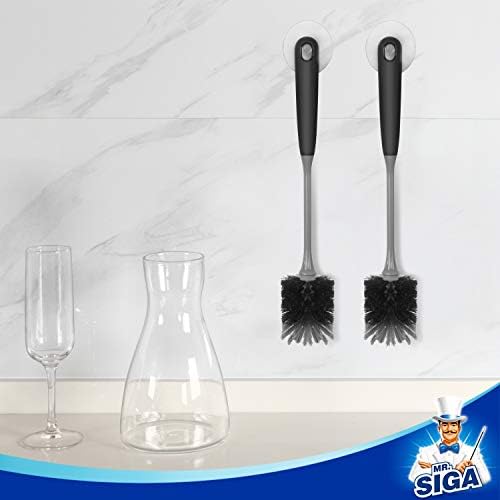 MR.SIGA Long Handle Bottle Brush, Non-Scratch Water Bottle Brush Cleaner