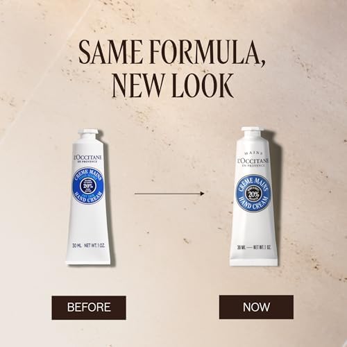 L'OCCITANE 20% Organic Shea Butter Hand Cream, Fast-Absorbing, Non-Greasy