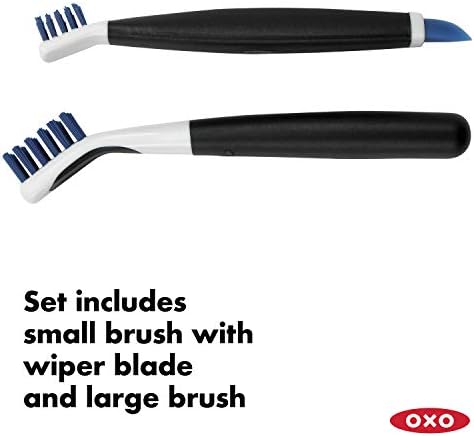 OXO Good Grips Deep Clean Brush Set, Orange, Blue