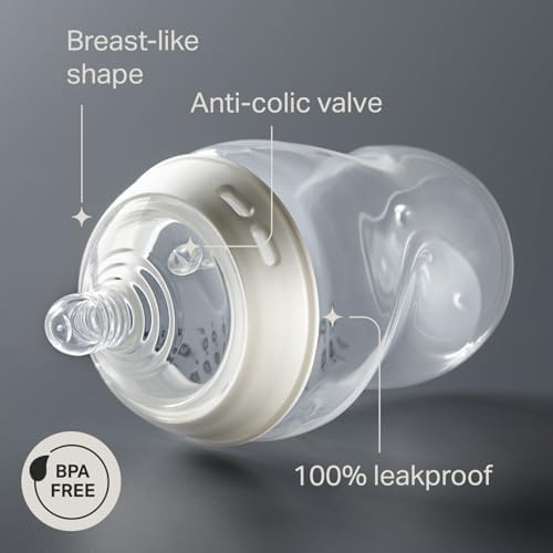 Tommee Tippee Natural Start Baby Bottles, Anti-Colic, 0m+, 5oz