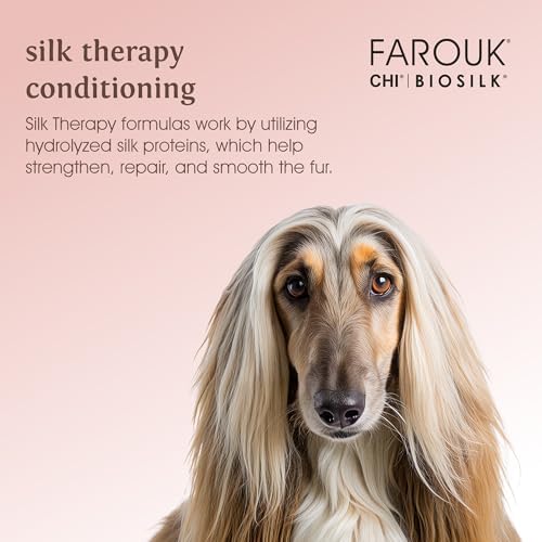 BioSilk Irresistible Dog Shampoo and Conditioner, Jasmine Honey, 12 Fl Oz