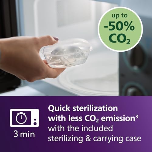 Philips Avent Ultra Soft Baby Pacifier, 0-6 Months, BPA-Free, 4-Pack