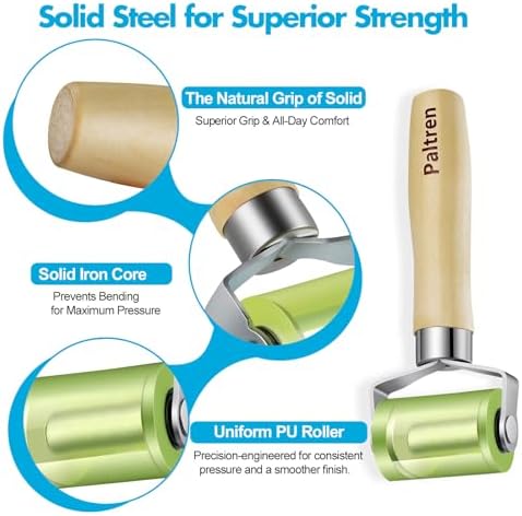 Seam Roller with Dual Ball Bearings, Automotive Sound Deadening Roller