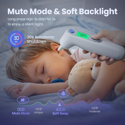 Viproud Digital Ear Thermometer for Kids & Adults, Accurate & Fast Results