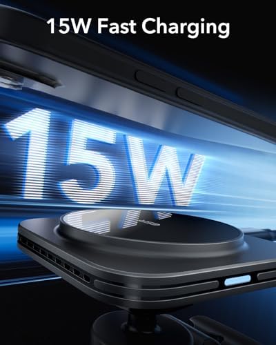 ESR for 15W MagSafe Car Mount Charger for iPhone 17-12, Samsung Galaxy S26