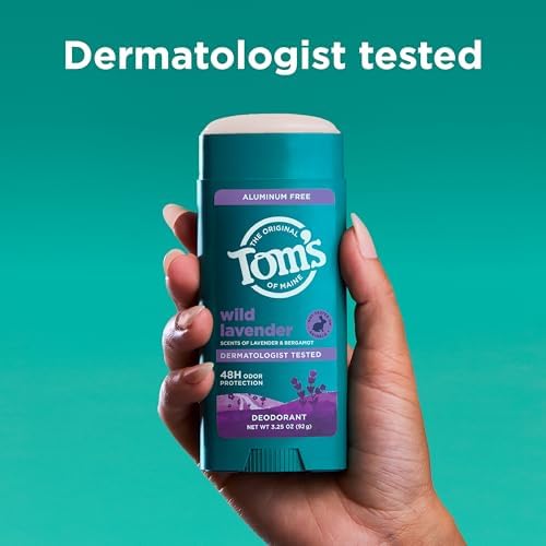 Tom’s of Maine Wild Lavender Natural Deodorant, 3.25 oz (2 Pack)