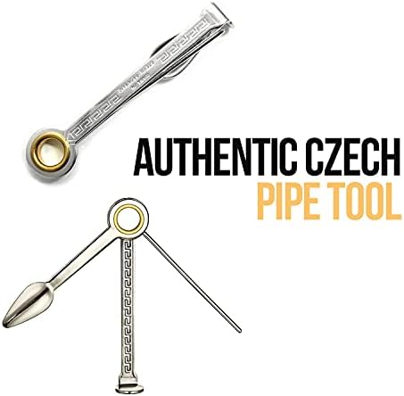100% Authentic Czech Stainless Steel 3 in 1 Pipe Tool Cleaner - Pipe Reamer Tamper Pokers Tool