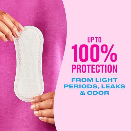 Carefree Light Panty Liners, Extra Long, Wrapped, Unscented, 93 ct
