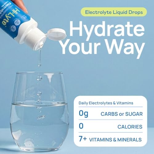 Hi-Lyte Electrolytes for Fasting, Immune Support and Rapid Hydration | 48 Servings | NO Calories NO Sugar | 20%+ More Potassium, Magnesium & Zinc