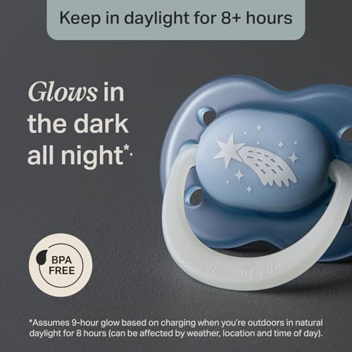Tommee Tippee NightGlow Pacifier, 18-36 Months, Silicone, Pack of 4