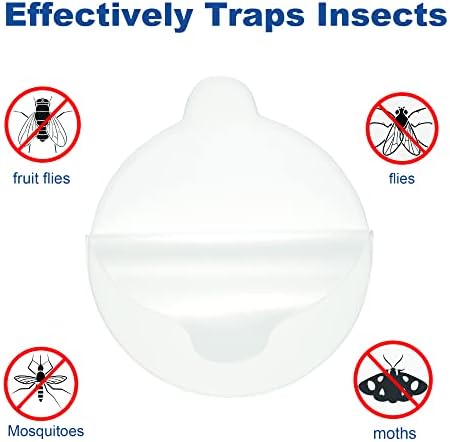 Shootingstar 4.3" Sticky Pads Refill for Katchy Indoor Insect Trap, 24 Pack