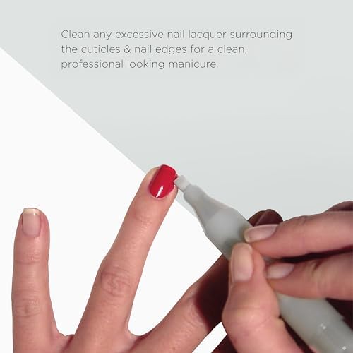 OPI Correct Clean Up | Refillable Nail Polish Remover Corrector Pen | Gentle & Non-Drying Formula | Includes Replacement Tip | 0.13 fl oz