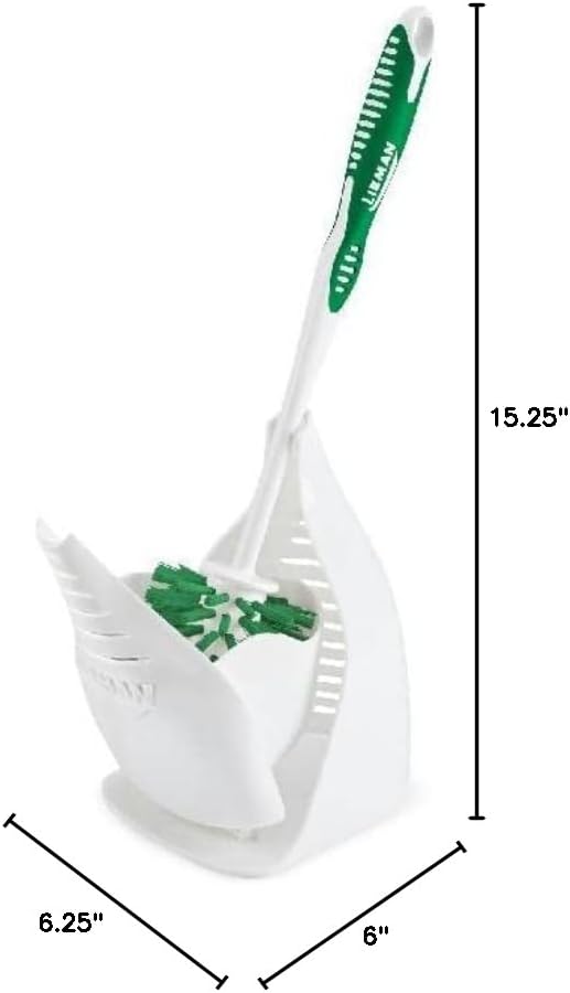 Libman Designer Bowl Brush and Caddy, Hygenic with Drying Slits, 2 Pack
