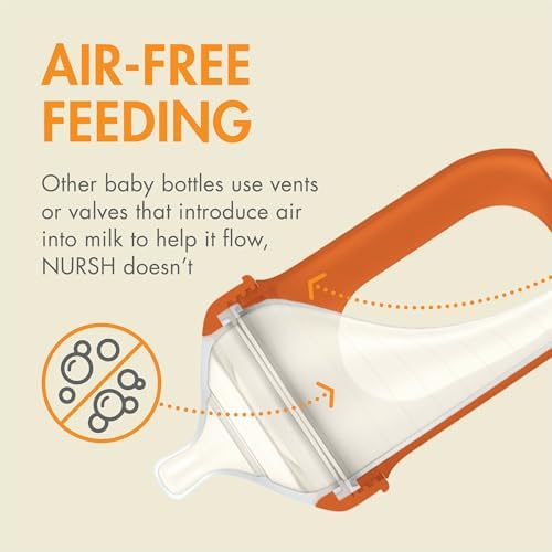 Boon Nursh Silicone Baby Bottles - Speckle - 8 Oz - 3 Count