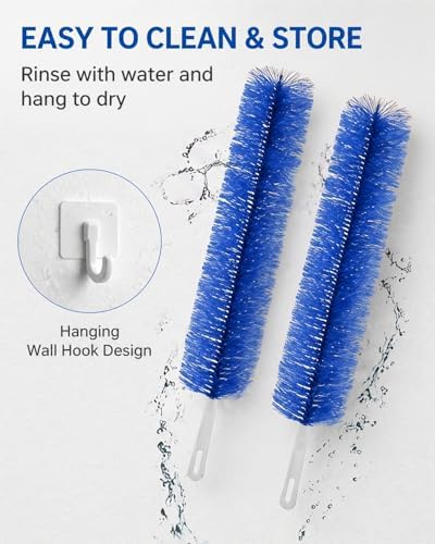 2 Pcs Fan Cleaning Brush, Bendable Micorfiber Crevice Duster Cleaner