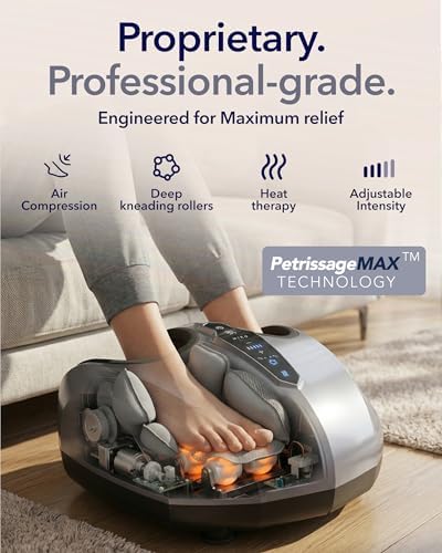MIKO Shiatsu Foot Massager with Heat and Air Compression