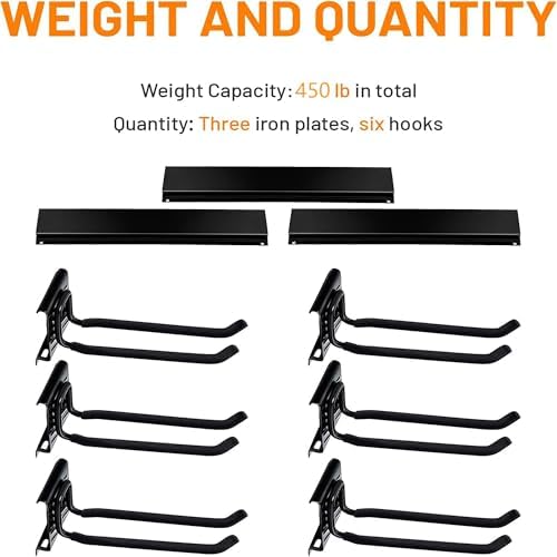 Wallmaster Garage Storage Organization Wall Mount Folding Chair Hangers