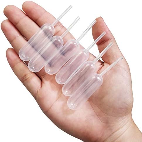 Cupcakes Pipettes 100PCS 4ml Clear Plastic Transfer Liquid Dropper Pipettes
