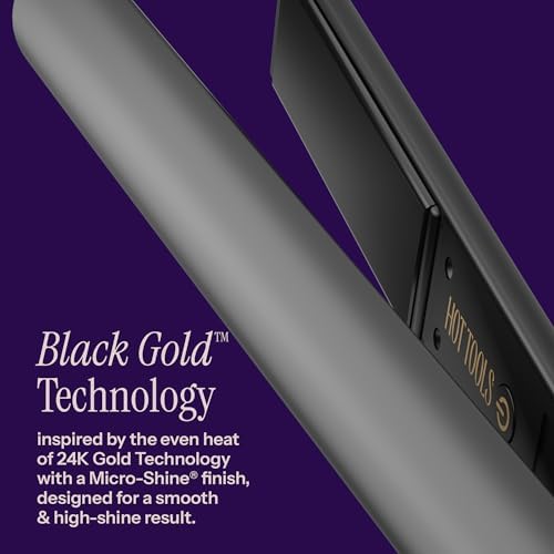 Hot Tools Black Gold Ionic 1 1/4 Inch Flat Iron