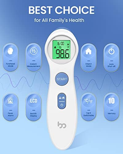 Forehead Thermometer for Adults and Kids, Digital Baby Thermometer