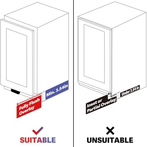 RVPEKUPE 1-Pack Under Cabinet Foot Pull for Trash Drawer, Matte Black 4"