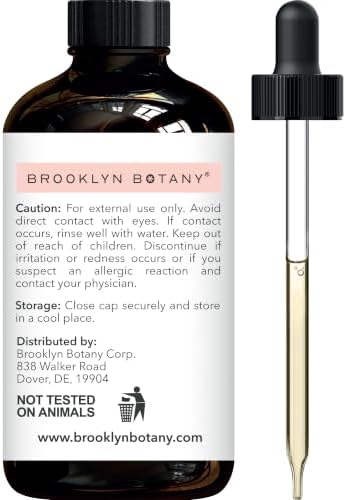 Brooklyn Botany Peppermint Essential Oil - Huge 4 Fl Oz - 100% Pure and Natural - Premium Grade with Dropper - for Aromatherapy and Diffuser