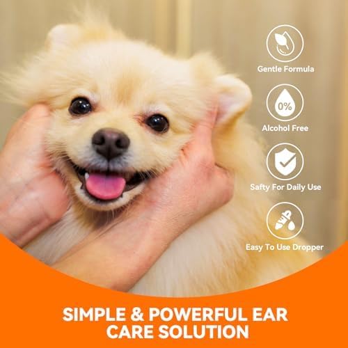 PUAINTA Dog Ear Cleaner Drops for Infection Treatment