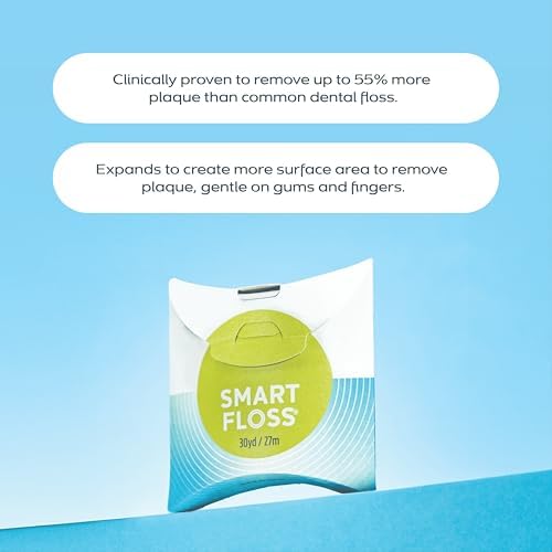 DrTung's Smart Floss - Natural Dental Floss, Cardamom Flavor - Pack of 3
