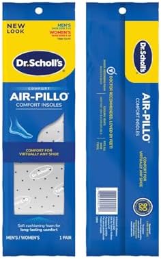 Dr. Scholl's Insoles Air-Pillo Cushioning - 3 Pairs (Men's Sizes 7-13 & Women's Sizes 5-10)