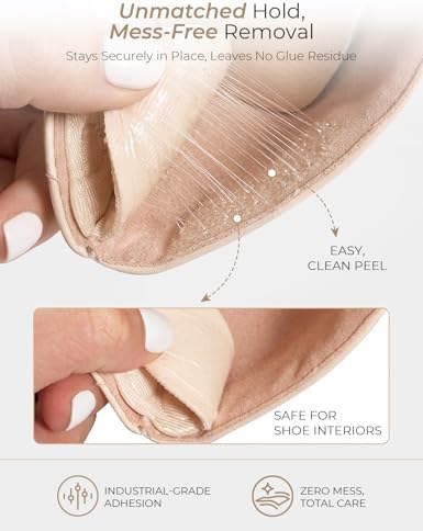 Heel Pads for Shoes that are Too Big, 4 Pairs