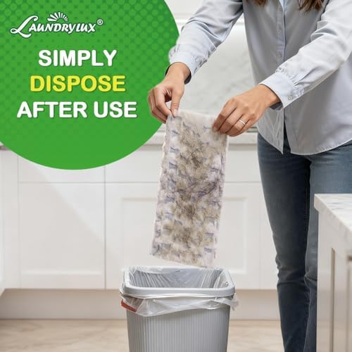 LAUNDRYLUX Heavy Duty Dry Sweeping Cloths Compatible with Swiffer Sweeper