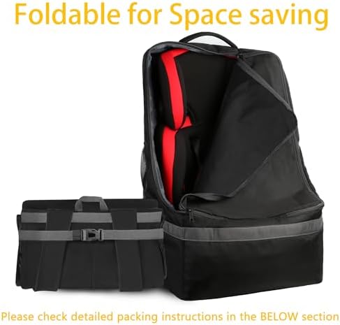 YOREPEK Padded Car Seat Travel Bag Backpack, Toddler Travel Essentials