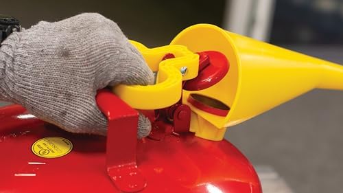 Eagle Plastic Funnel for Type I Metal Safety Cans, 5"x 7"x 12"
