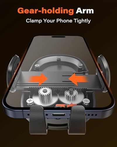 APPS2Car Car Phone Holder Military-Grade Suction Cup Dashboard Windshield