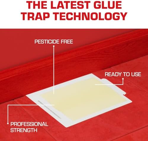 Tomcat Glue Boards with Eugenol for Enhanced Stickiness, 4 Sticky Traps