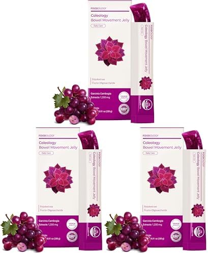 FOODOLOGY Coleology Cutting Jelly, Slimming Jelly Pomegranate, 10 Sticks