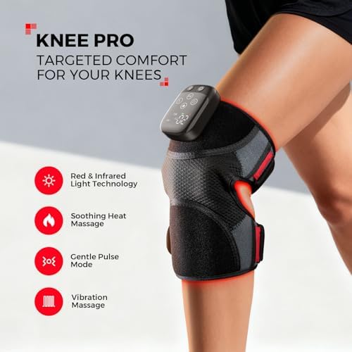 LTW Knee Massager with Heat and Red Light Therapy for Knee Pain Relief