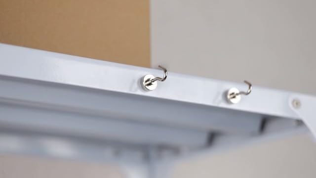 Neosmuk Magnetic Hooks, 30lb Heavy Duty, Silver, 10 Pack