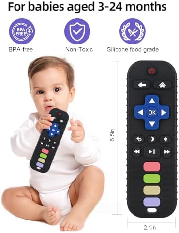 Chuya Baby Teether Toy Chew Toys for Babies 3-24 Months