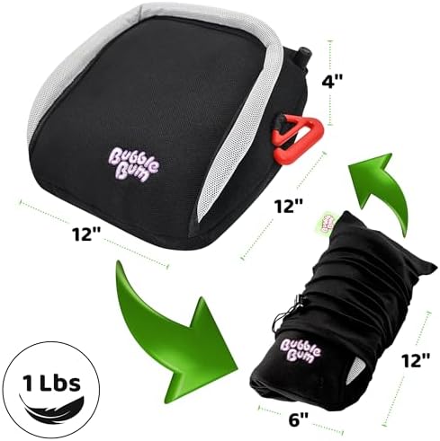 BubbleBum Inflatable Travel Booster Car Seat – Backless Booster carseat