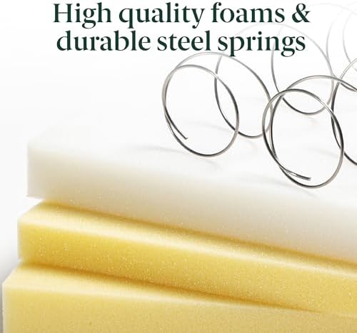 Zinus 6 Inch Twin Foam and Spring Hybrid Mattress, Medium Firm Feel